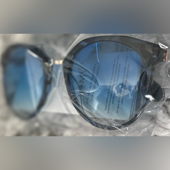 RARE Balmain NWT Women\'s Blue BI 2523 53mm Polarized Sunglasses main image 6